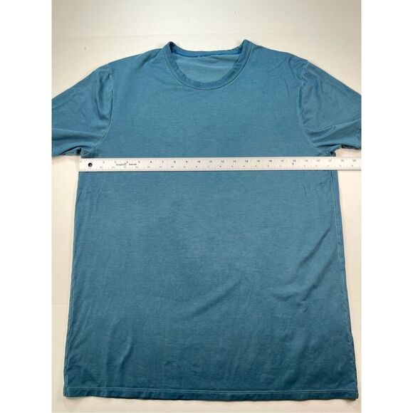 Lululemon Mens Fundamental Short Sleeve Tee Blue Size XL Lightweight - Picture 5 of 7
